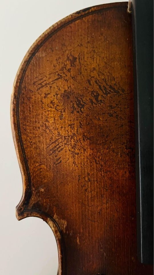 Old Violin Labeled Carl Vulzar
