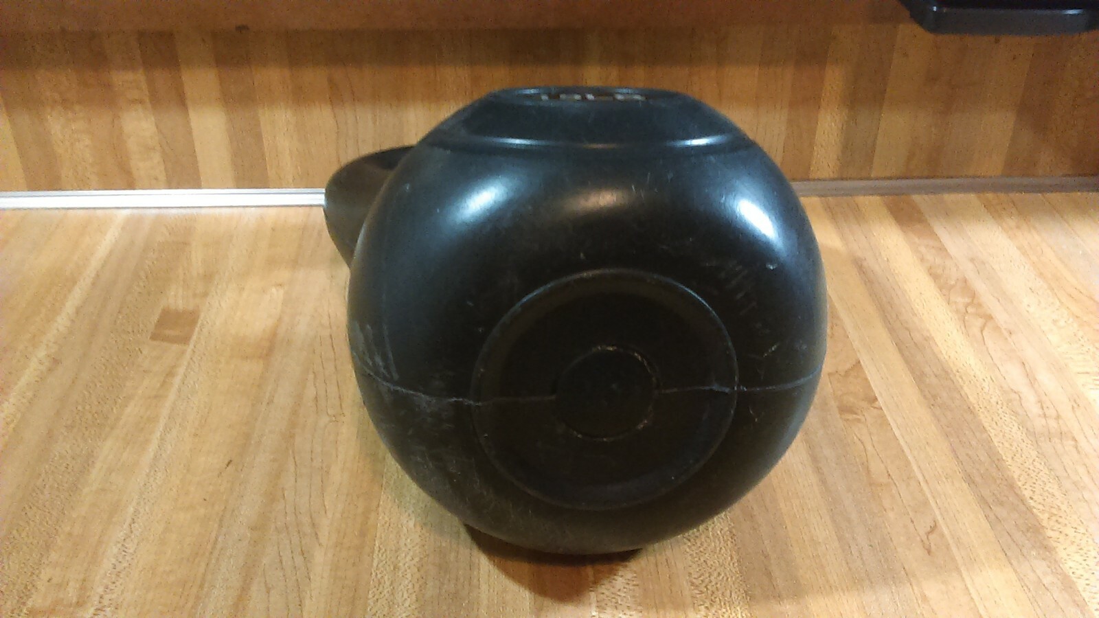 15lb Kettleball,black,vg!