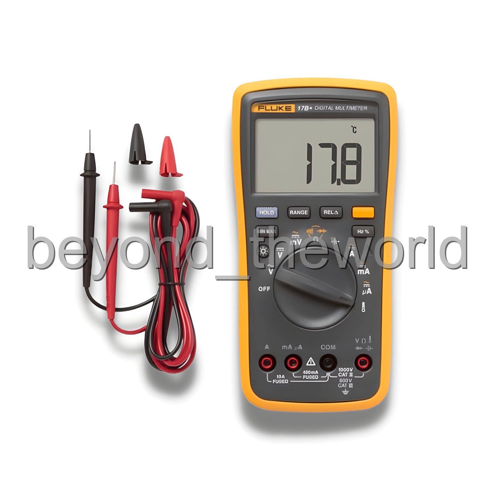 Fluke 17b+ Digital Multimeter F17B+ AC , DC , Voltage +AC Transducer , Measuring