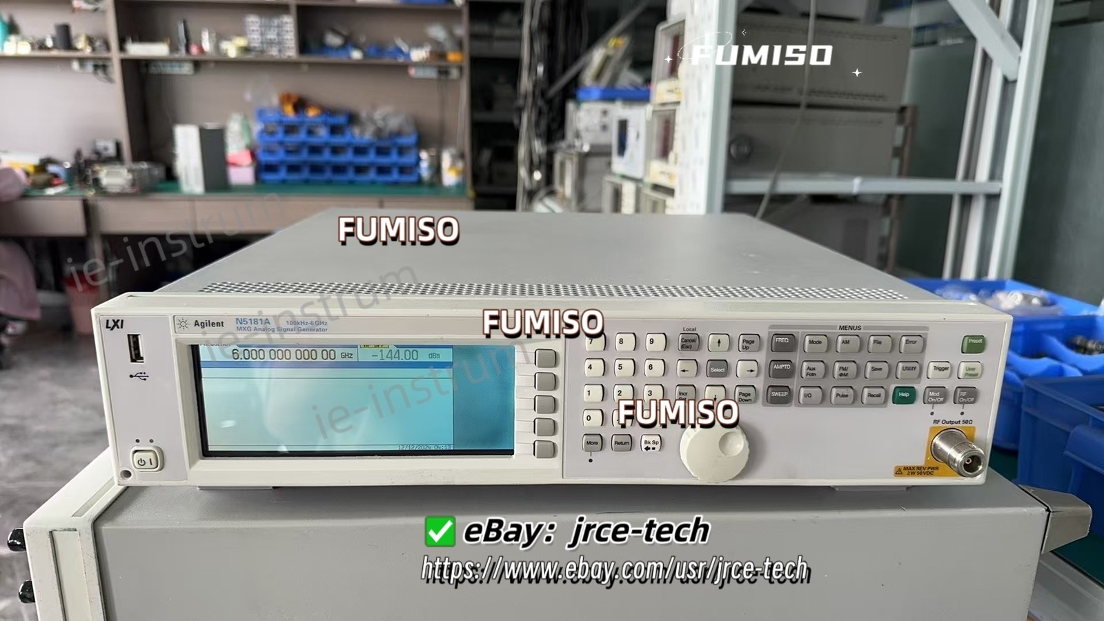 HP/KEYSIGHT/Agilent N5181A 506 MXG RF Analog Signal Generator 100 kHz to 6 GHz/
