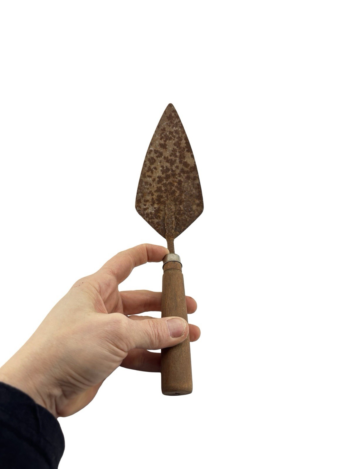 Vintage Large Bricklayers Trowel – London Pattern Steel w/ Hardwood Handle 10”