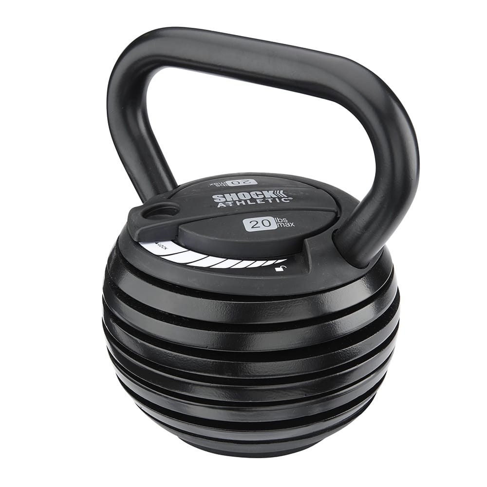Shock Athletic 20 lb. Adjustable Kettlebell - NEW - FREE SHIPPING