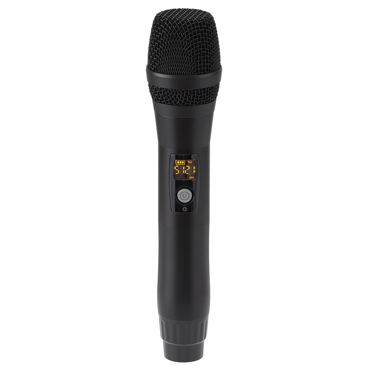 Professional UHF Rechargeable Wireless Microphone System + Auto-Connect Receiver