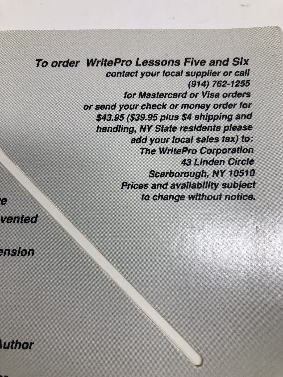 WritePro Creative Writing Lessons Software Disks 1 Through 4 For Mac