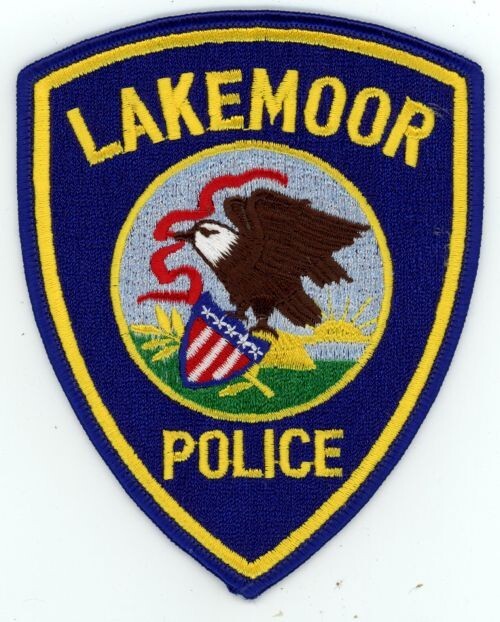 ILLINOIS IL LAKEMOOR POLICE NICE SHOULDER PATCH SHERIFF