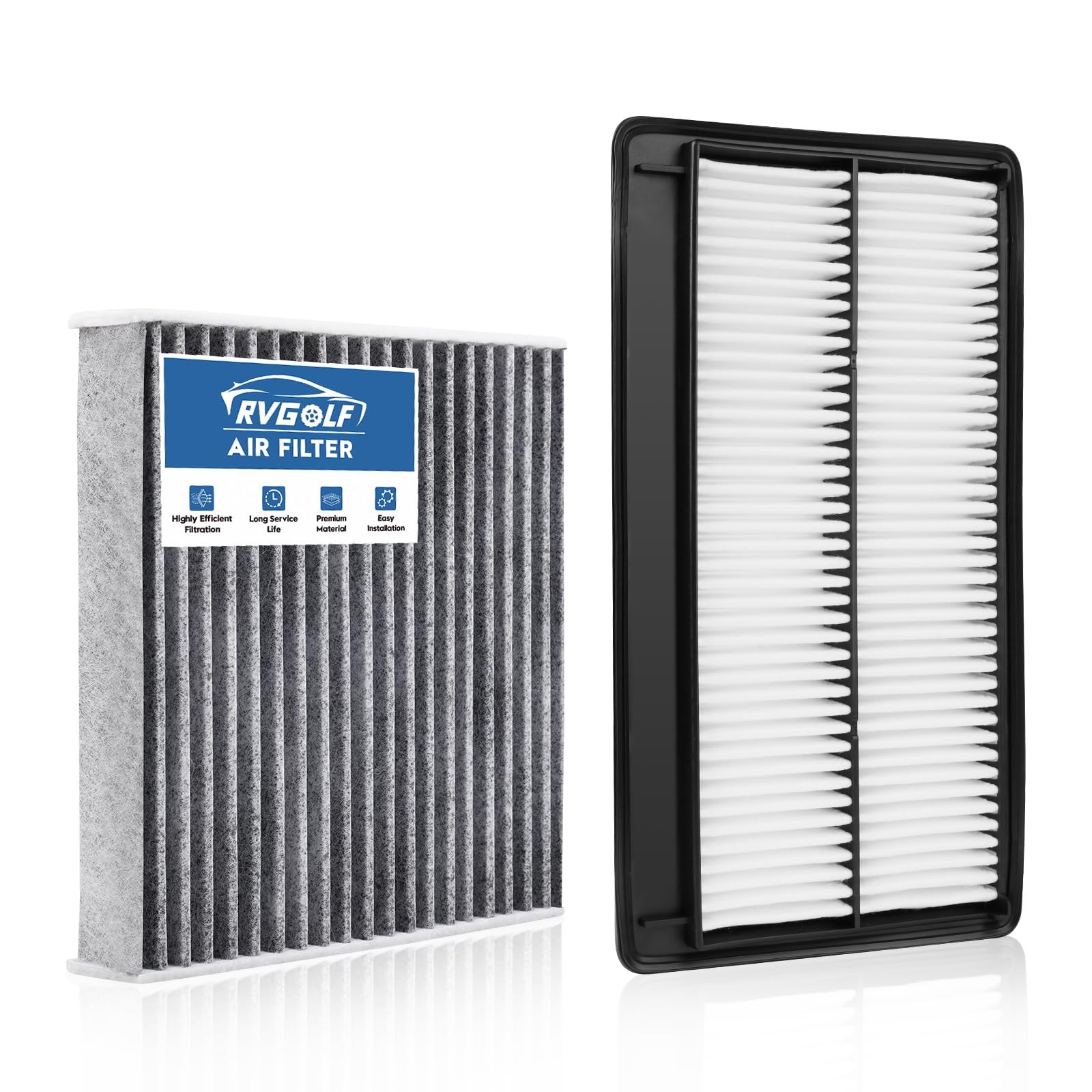 RVgolf Engine & Cabin Air Filter Set: Acura MDX 3.5L (22-26), Honda Pilot 3.5L