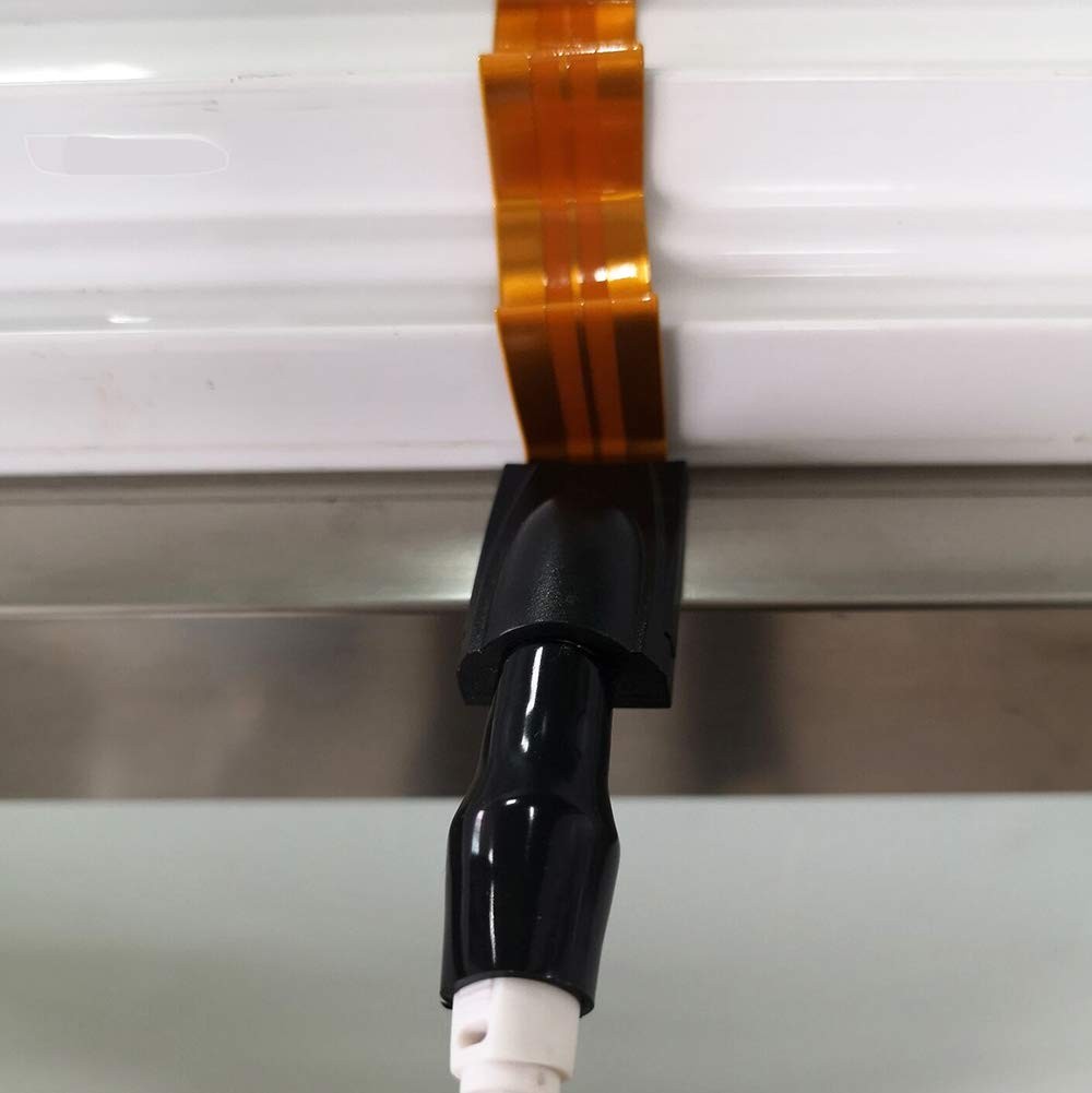 VANTRONIK Flat Coaxial Cable for Windows Ghost Wire Thin, Black and yellow