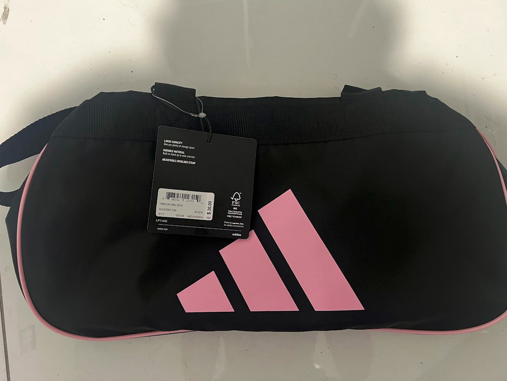 Adidas Power Gym Duffel – Black & Pink