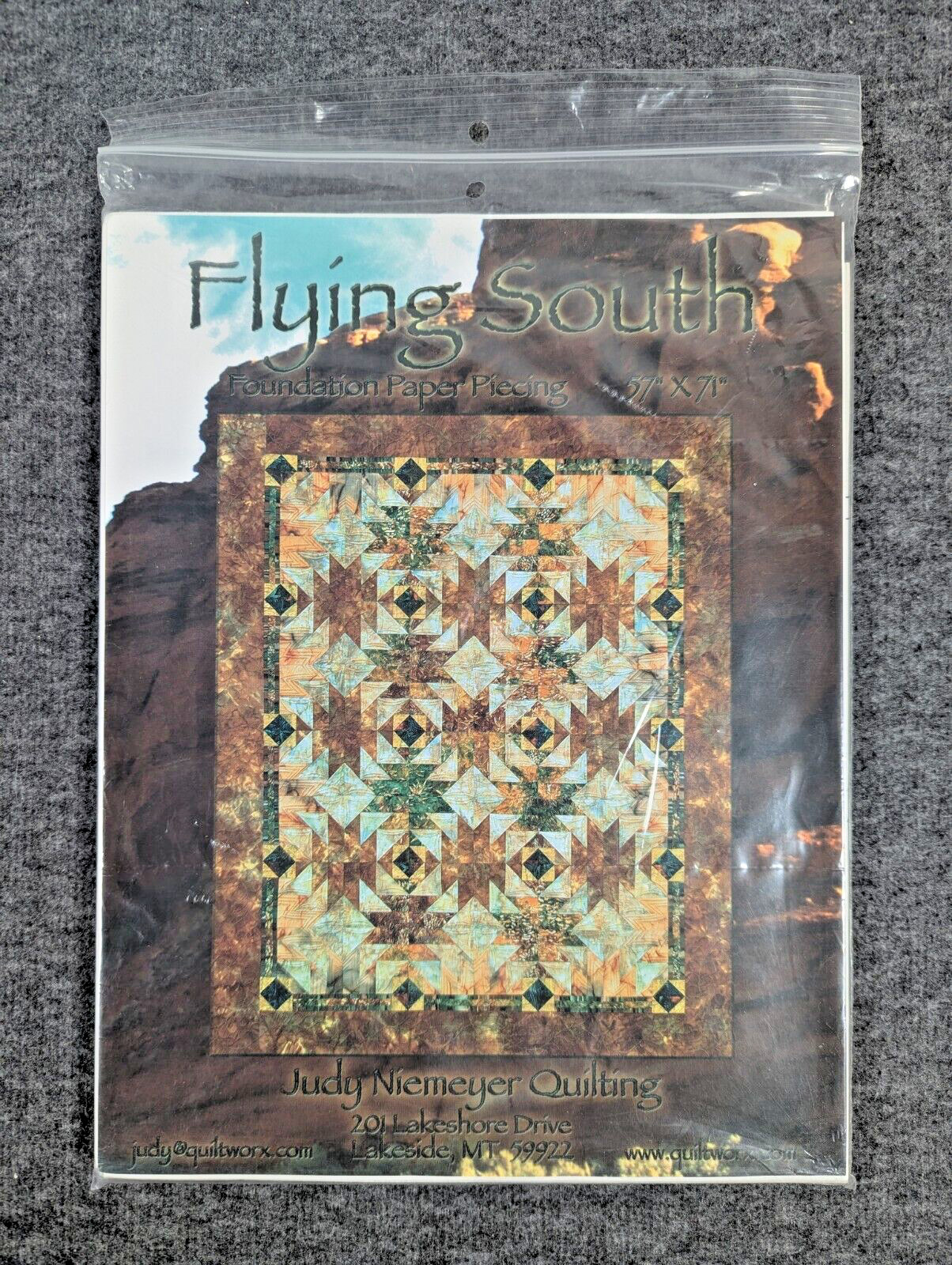 Judy Niemeyer Flying South Foundation Paper Piecing Pattern Set (57"x71") NOS
