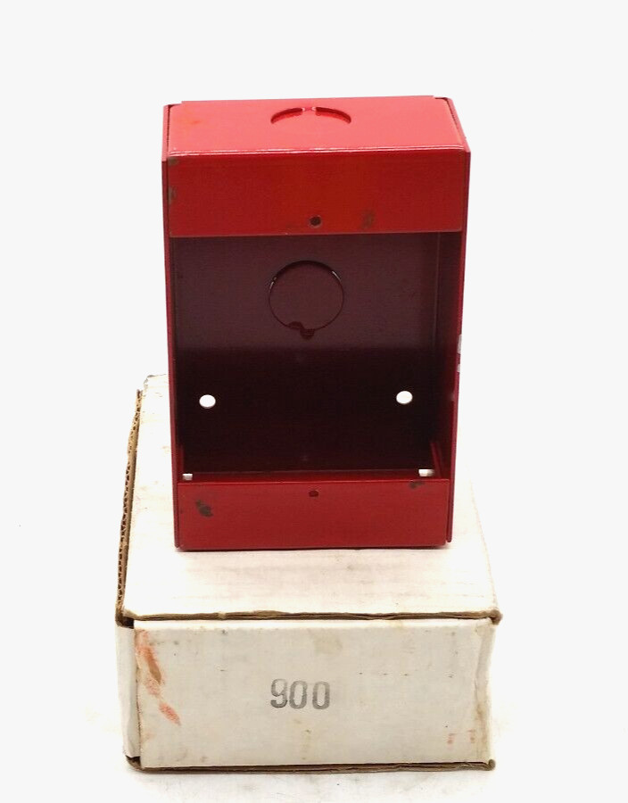 900 Red Rectangle Surface Box