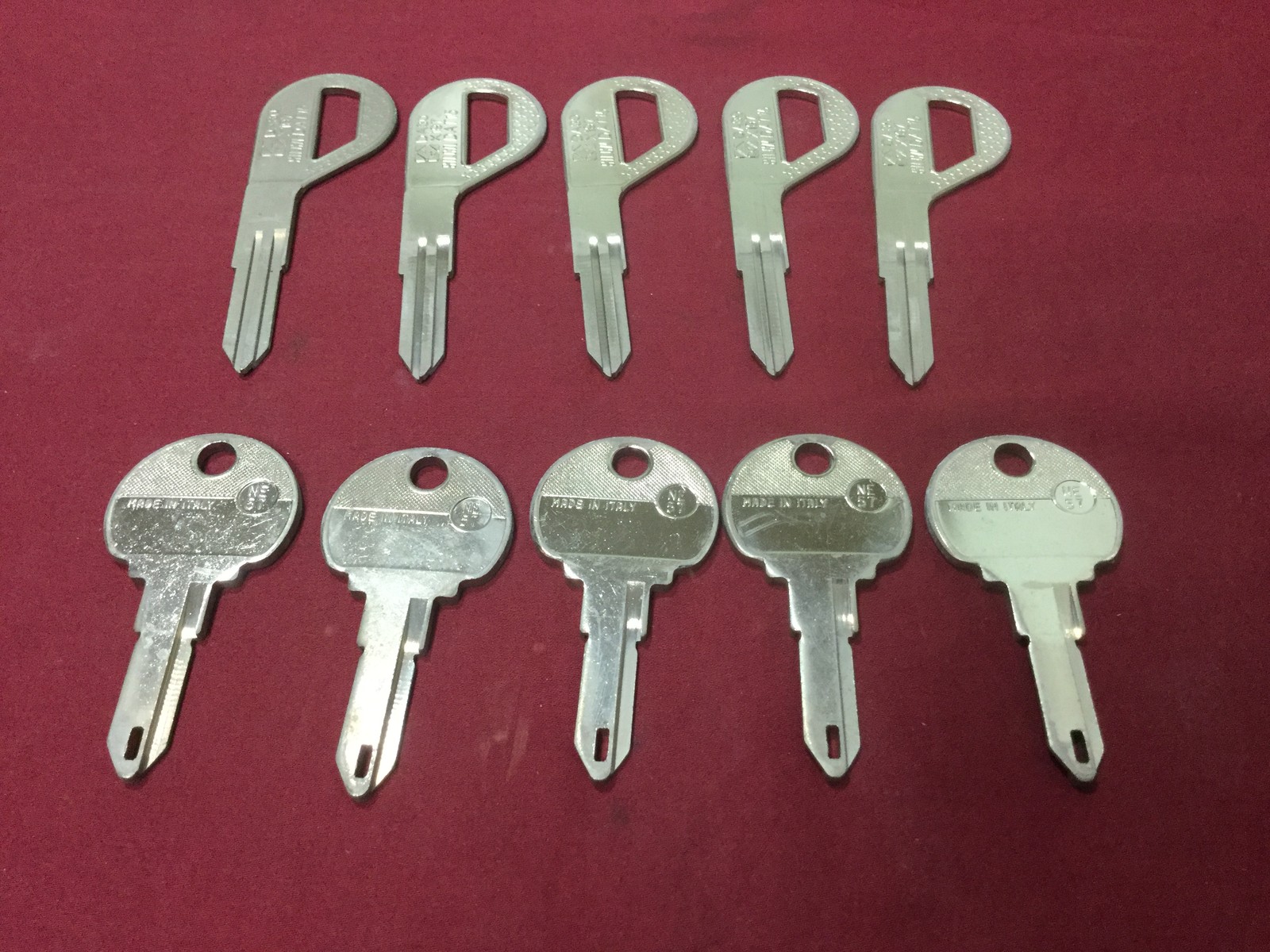 Datsun & Renault Auto DA30 & RN30 Auto Key Blanks, Set of 10 - Locksmith