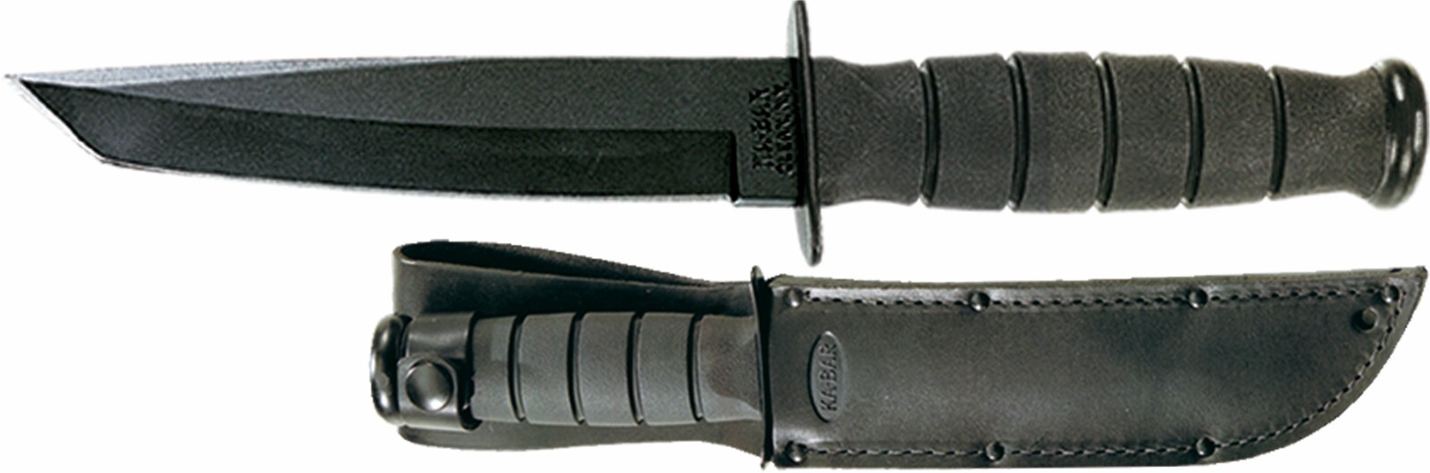 KABAR 1254 Short Tanto Straight Edge Fighting, Combat, Tactical, Military Knife