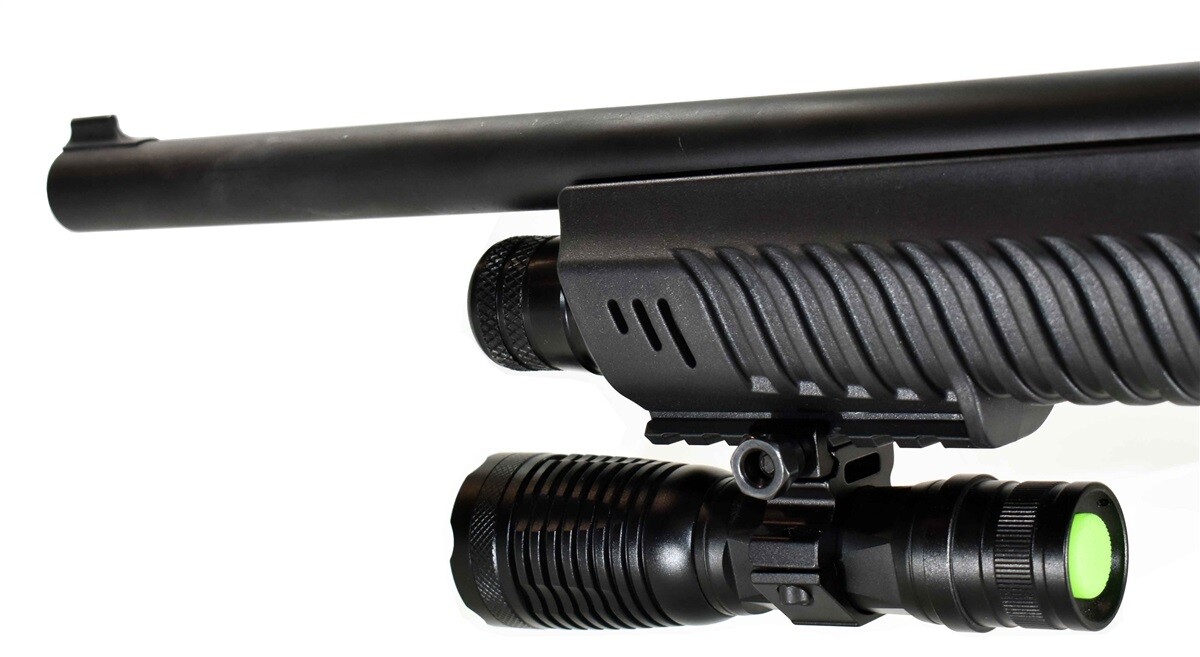 1500 lumen tactical Flashlight Strobe Black Mossberg 500 hunting accessories.