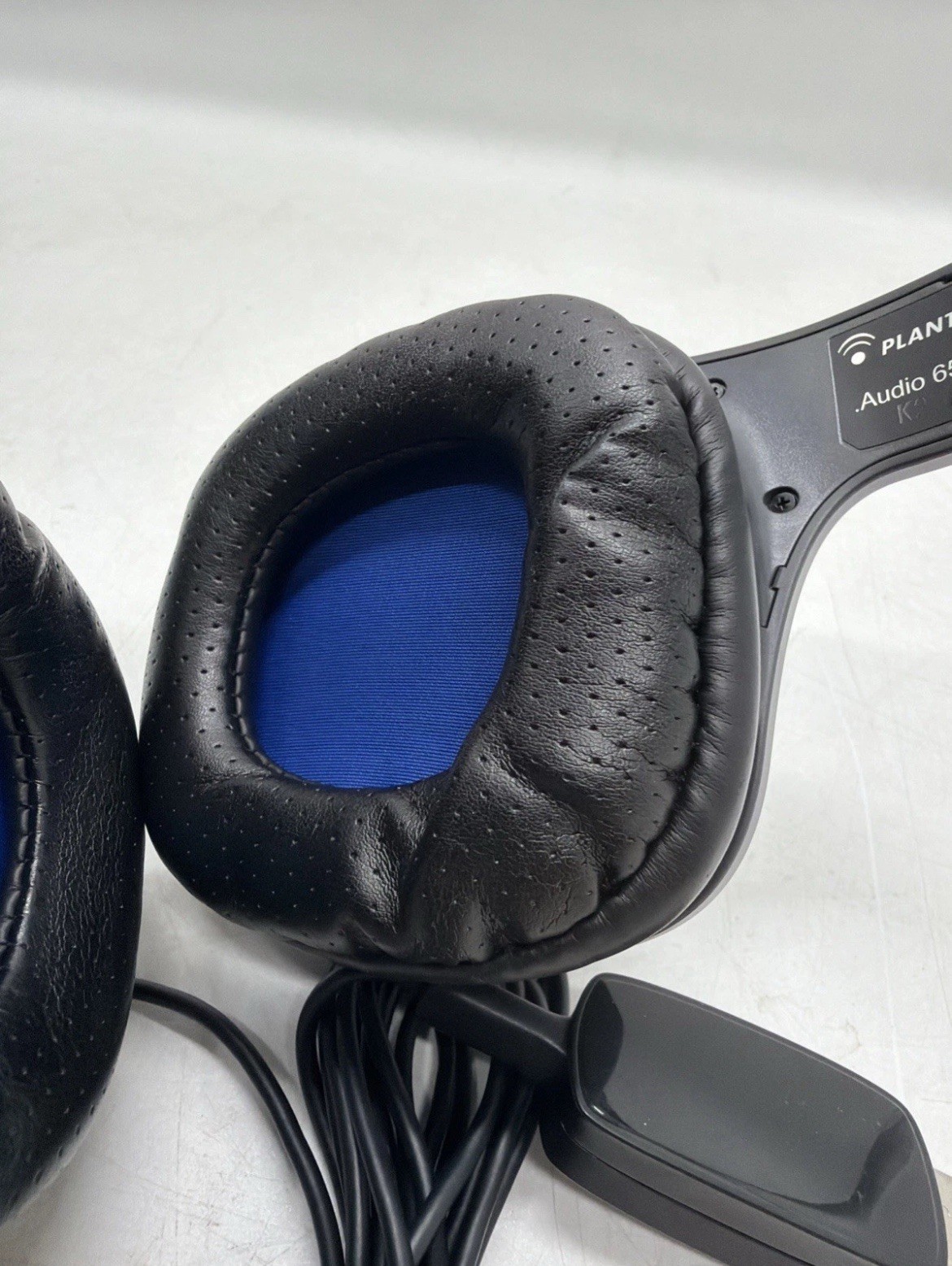 Plantronics Audio 655 DSP Black Headband Headset Used