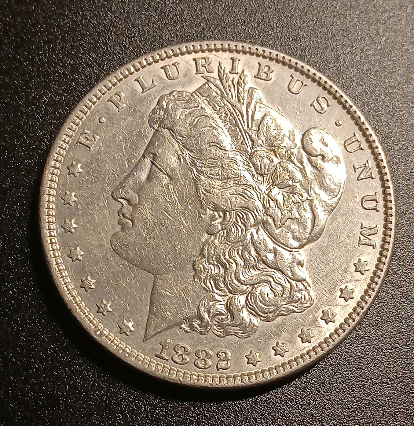 1882 MORGAN , PHILADELPHIA SILVER DOLLAR