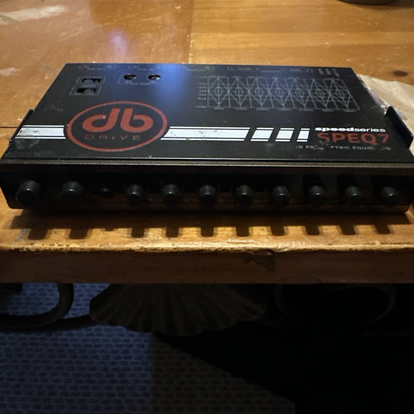 DB Drive SPEQ7 7‑Band Graphic Equalizer & 8V Line Driver – With Adapter