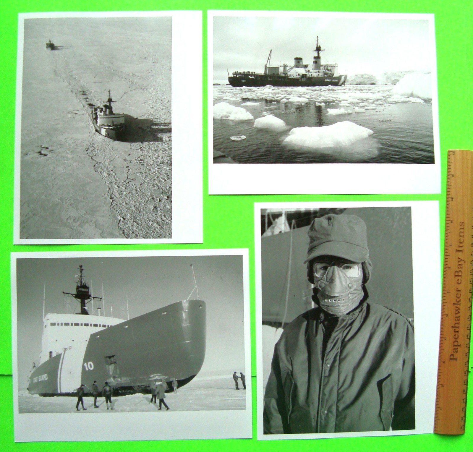 4 US Navy Photos POLAR STAR - 1st SHIP TO CIRCUMNAVIGATE ANTARCTICA Bob Carlisle
