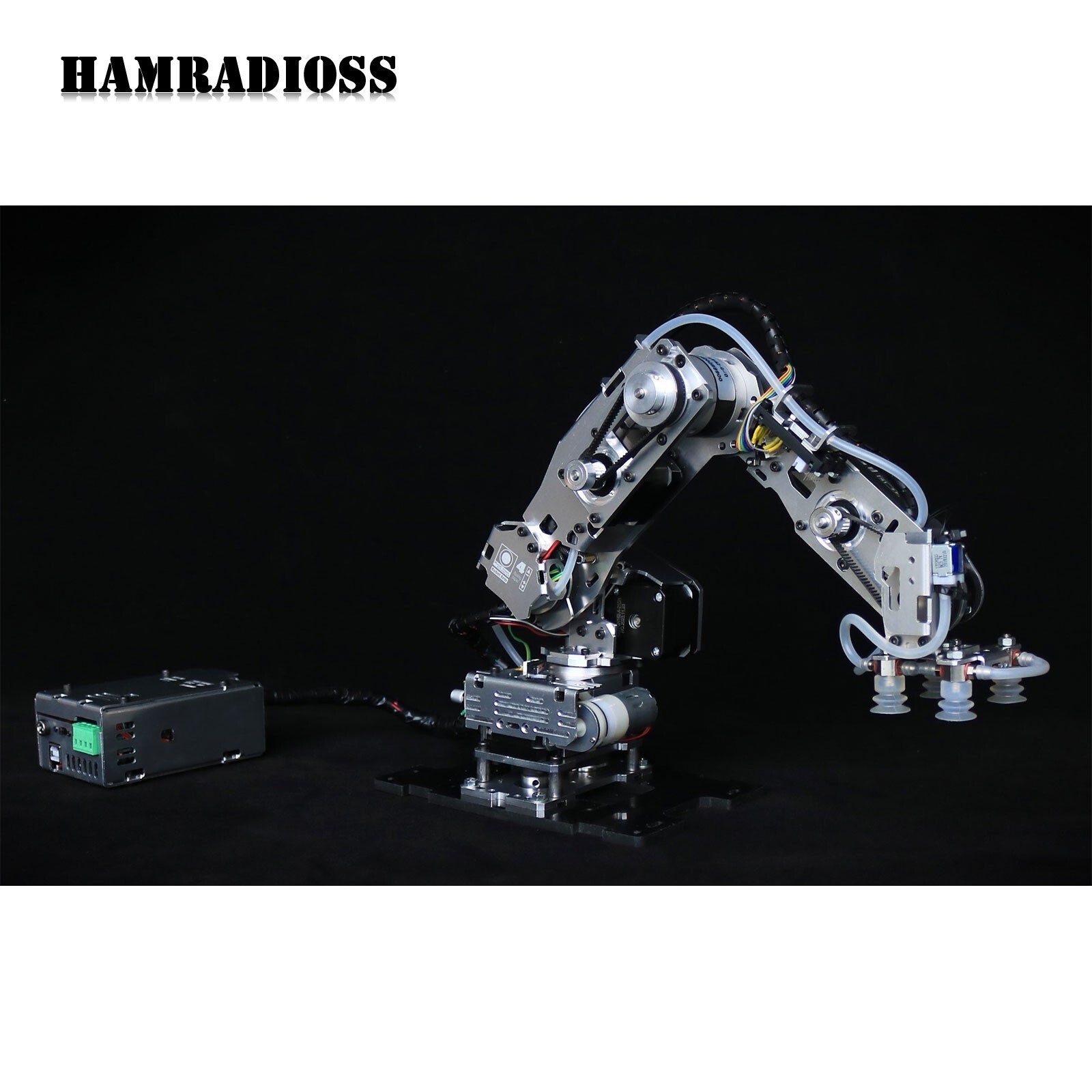 24D Industrial Robot Arm 4-Axis Stepping Planetary Reduction Motor w/ Controller