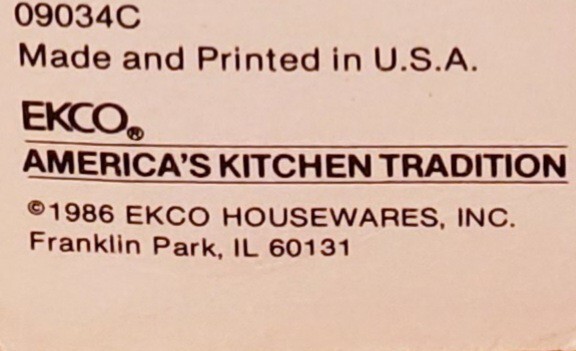 Vintage Ekco light blue Pairing Kitchen Knife new