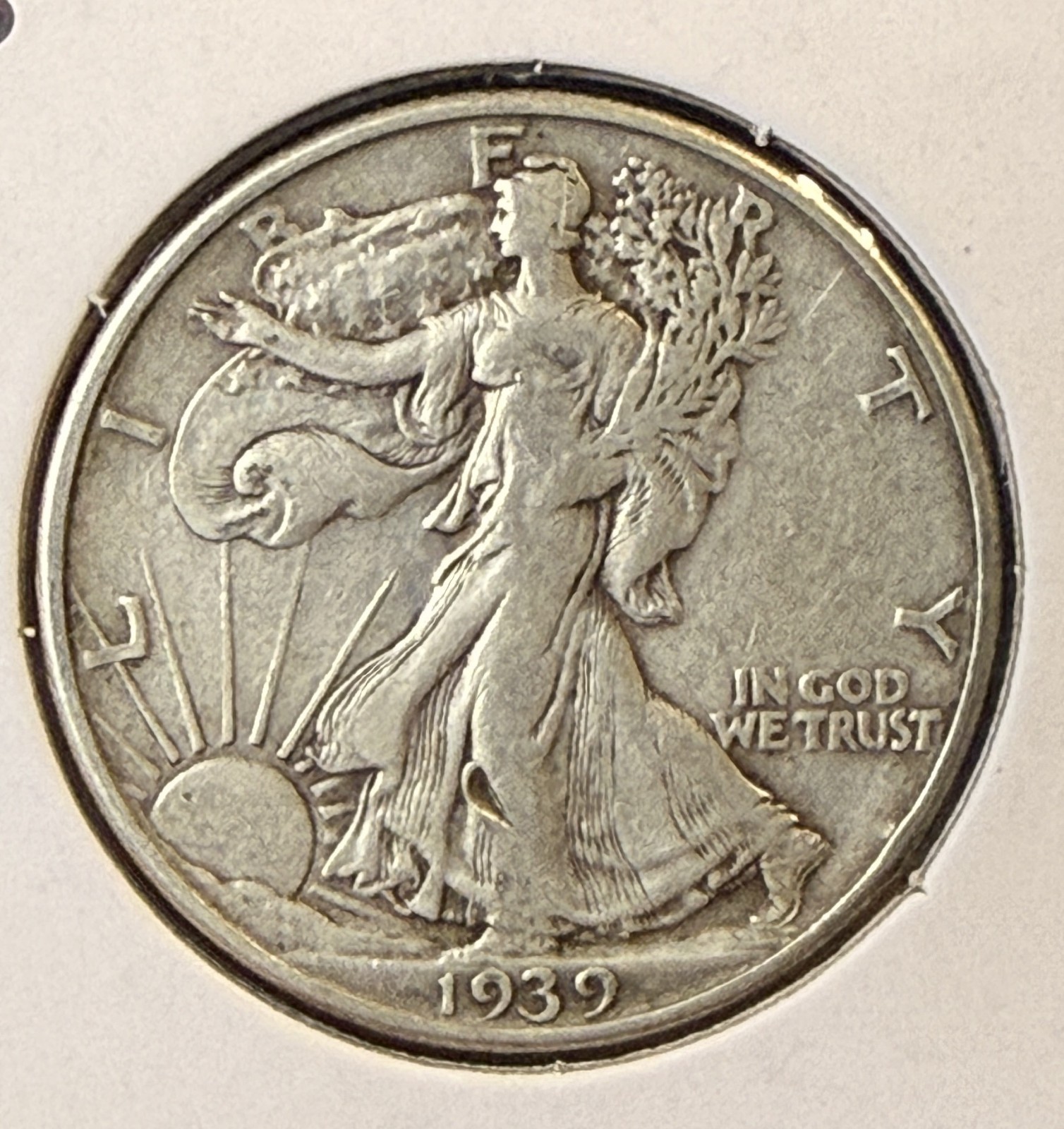 1939-D Walking Liberty Half Dollar, XF, (22363)