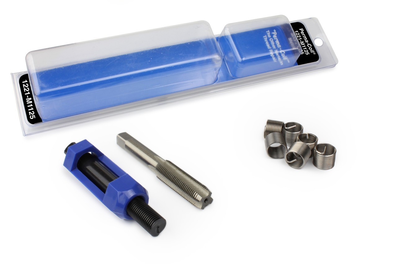 M11 x 1.25 Thread Repair Insert Kit 1221-M1125 Perma Coil Fits Heli USA