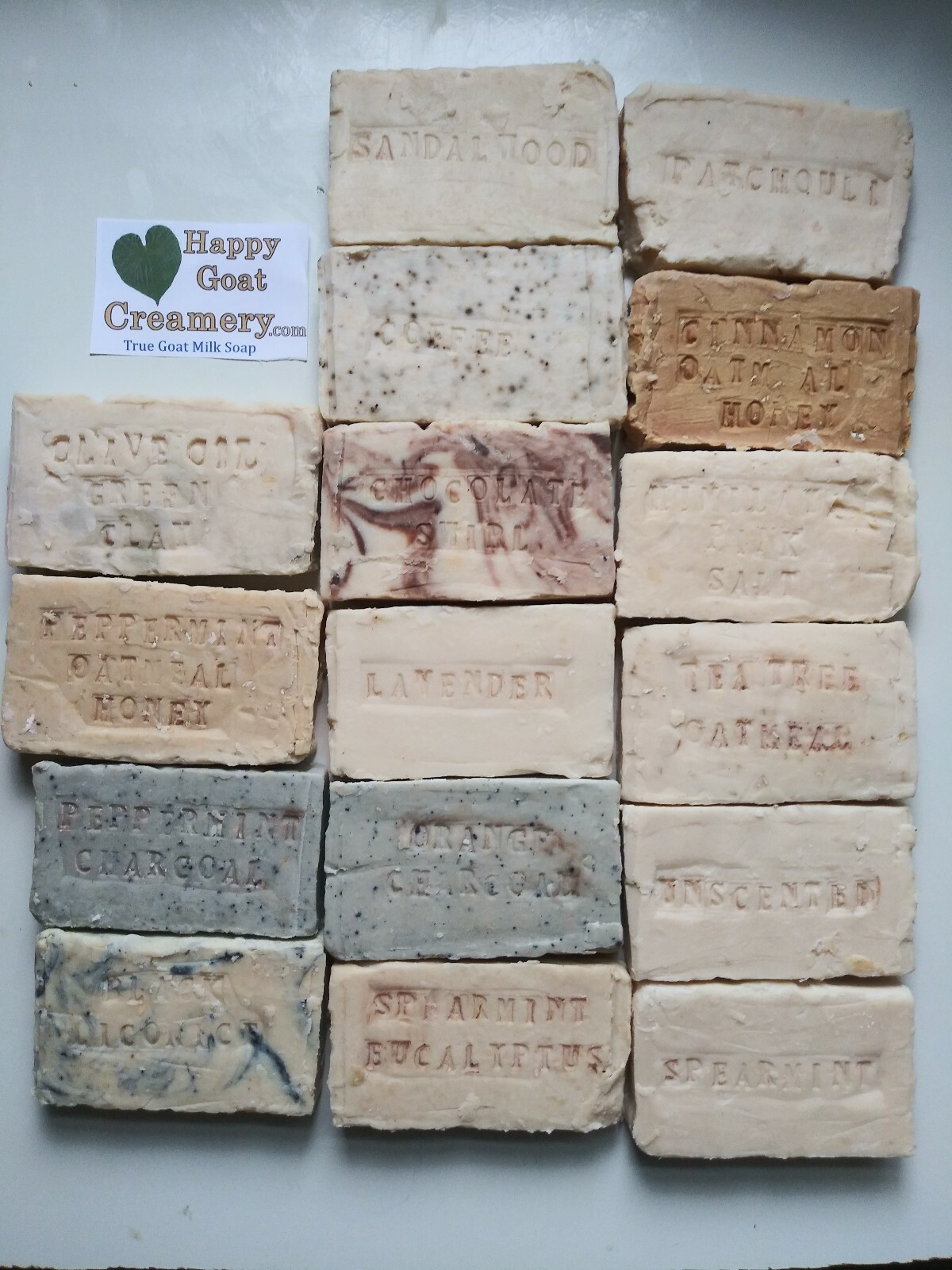 16 Bars Handmade Goat Milk Soap Happy Goat Creamery Free Shipping Top Cheap Gift