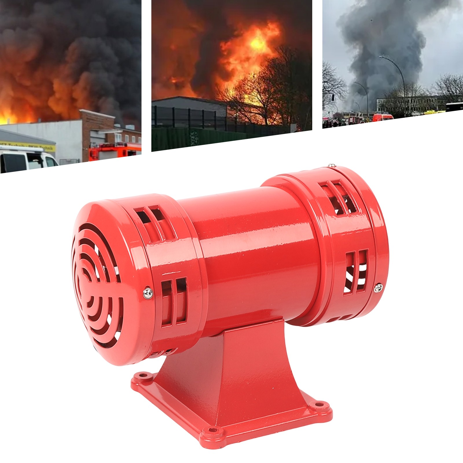 Industrial Air Siren Air Raid Horn Motor Driven High Decibel 140dB Alarm