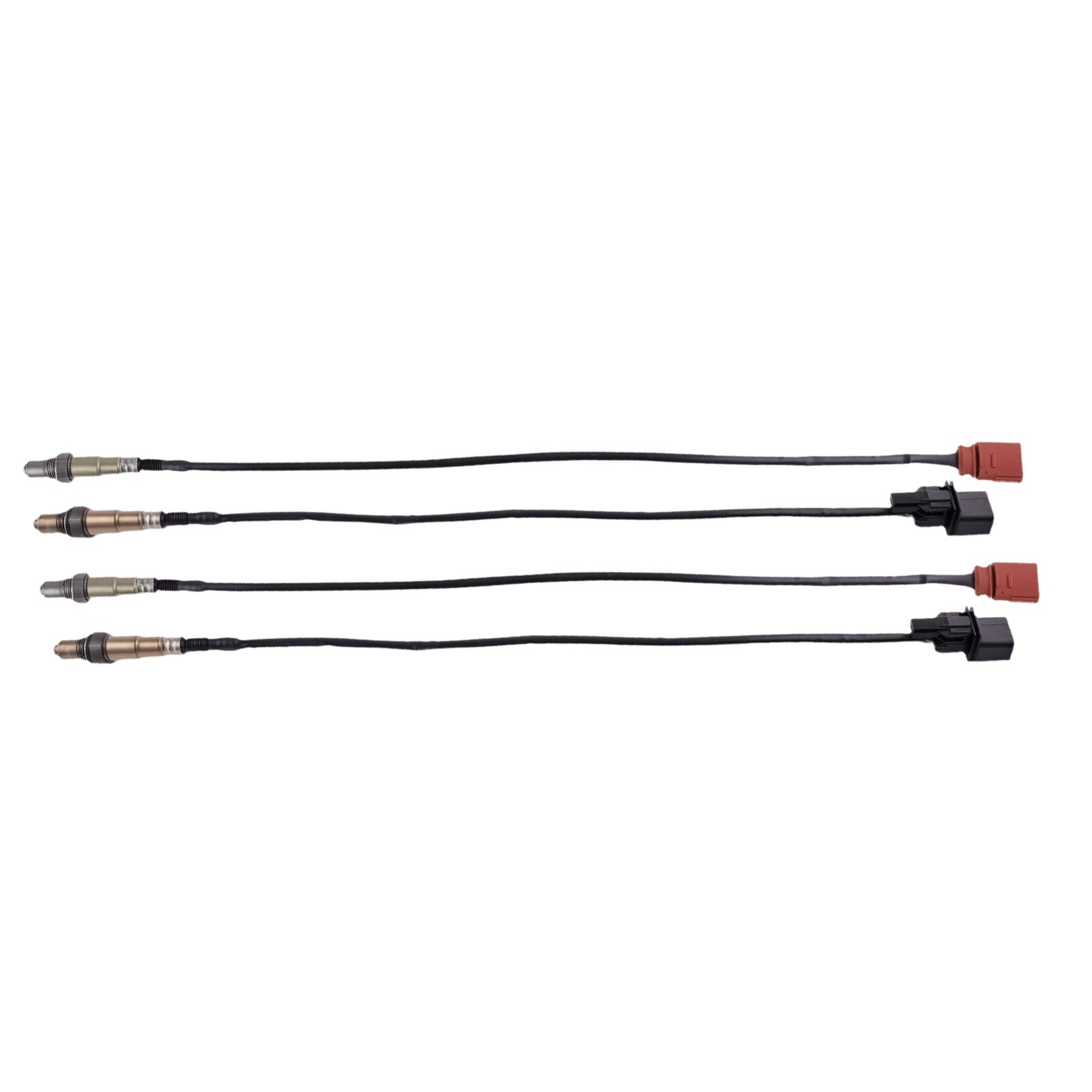 4pcs Oxygen O2 Sensor Upstream Downstream For Porsche Cayenne Base 3.2L 2004-06