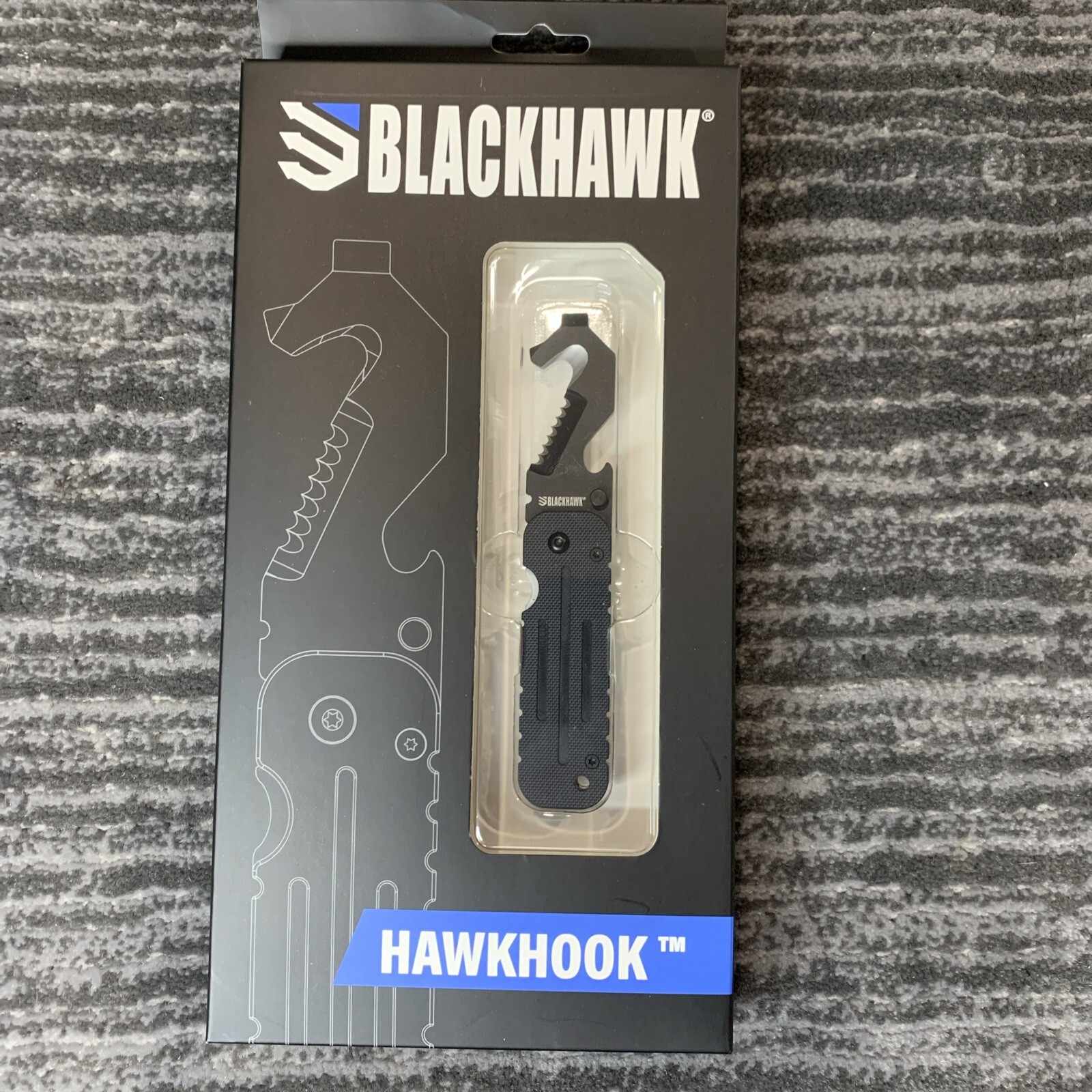 BLACKHAWK HAWKHOOK Compact Survival Multi-tool New Military Friendly Camping Car
