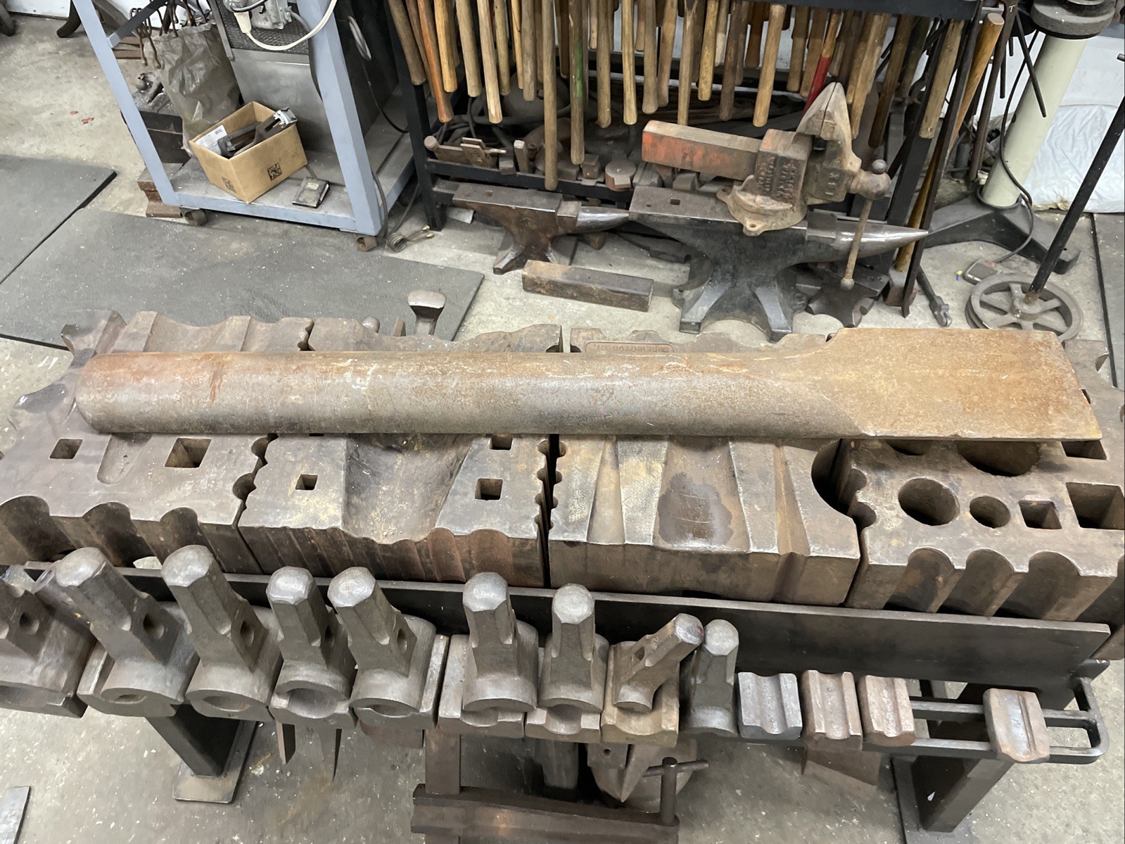 Niagara PEXTO HOLLOW MANDREL STAKE STOVE TINSMITH 41.5” Long 6” wide 55 Lbs
