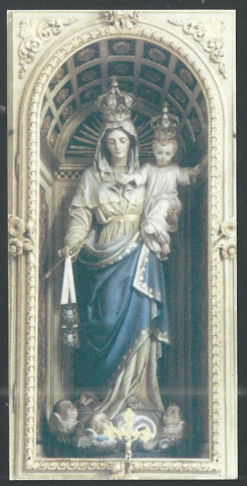 Holy card de la Virgin del Carmen santino image pieuses estampa