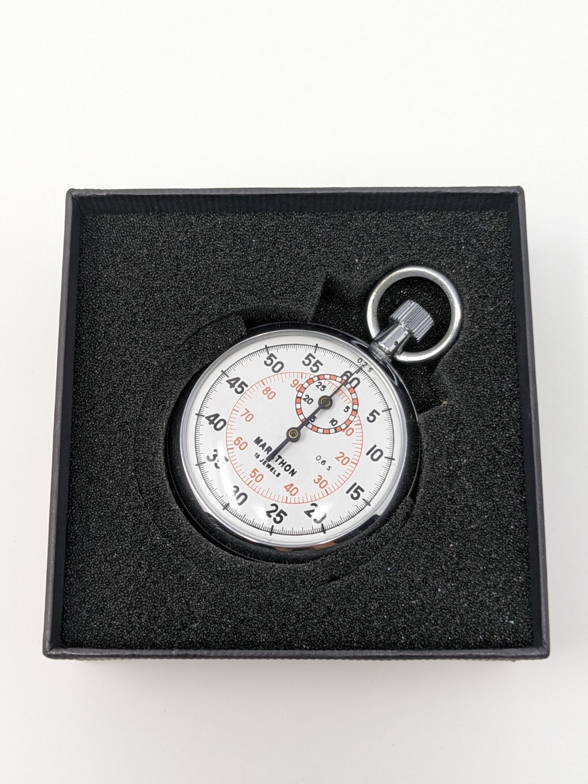 MARATHON Single Action Stopwatch Hand-Wound