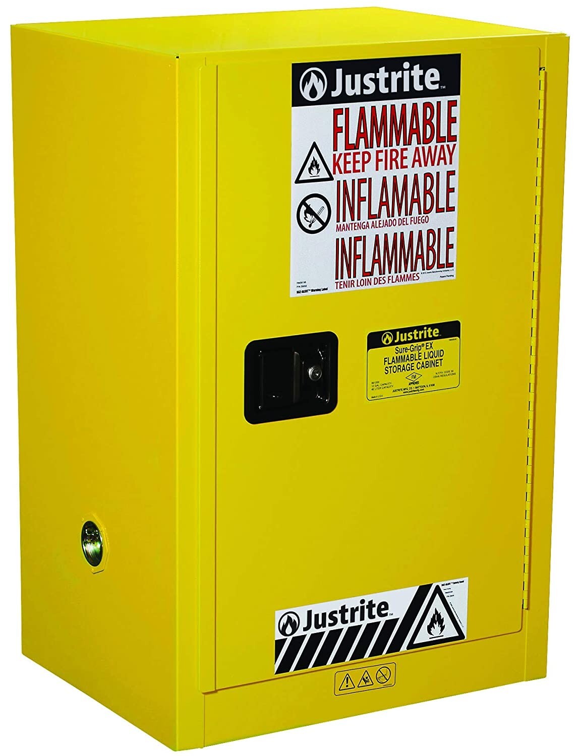 Justrite 891200 Sure-Grip EX 12 Gallon, Flammables Safety Cabinet