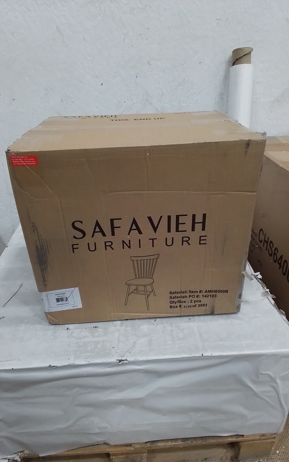 Safavieh PARKER SPINDEL SIDE CHAIR, Reduced Price 2172731635 AMH8500B