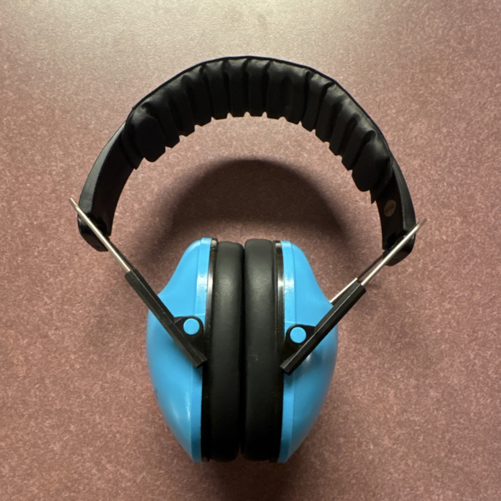 Walkers Shooting Earmuffs  Hearing Protection Blue Adjustable Headband kids