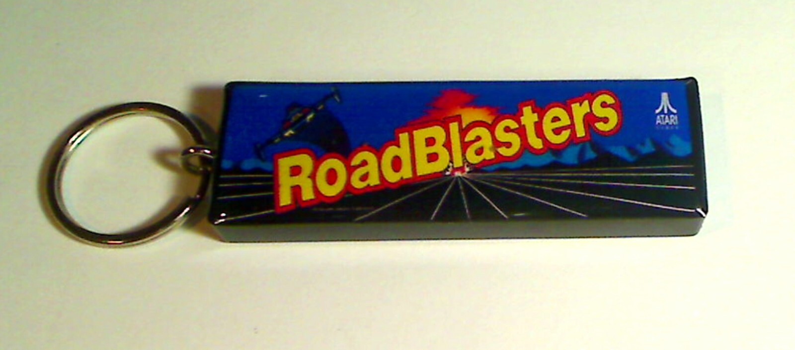 RoadBlasters  Arcade Marquee Coin Door accessory Keychain