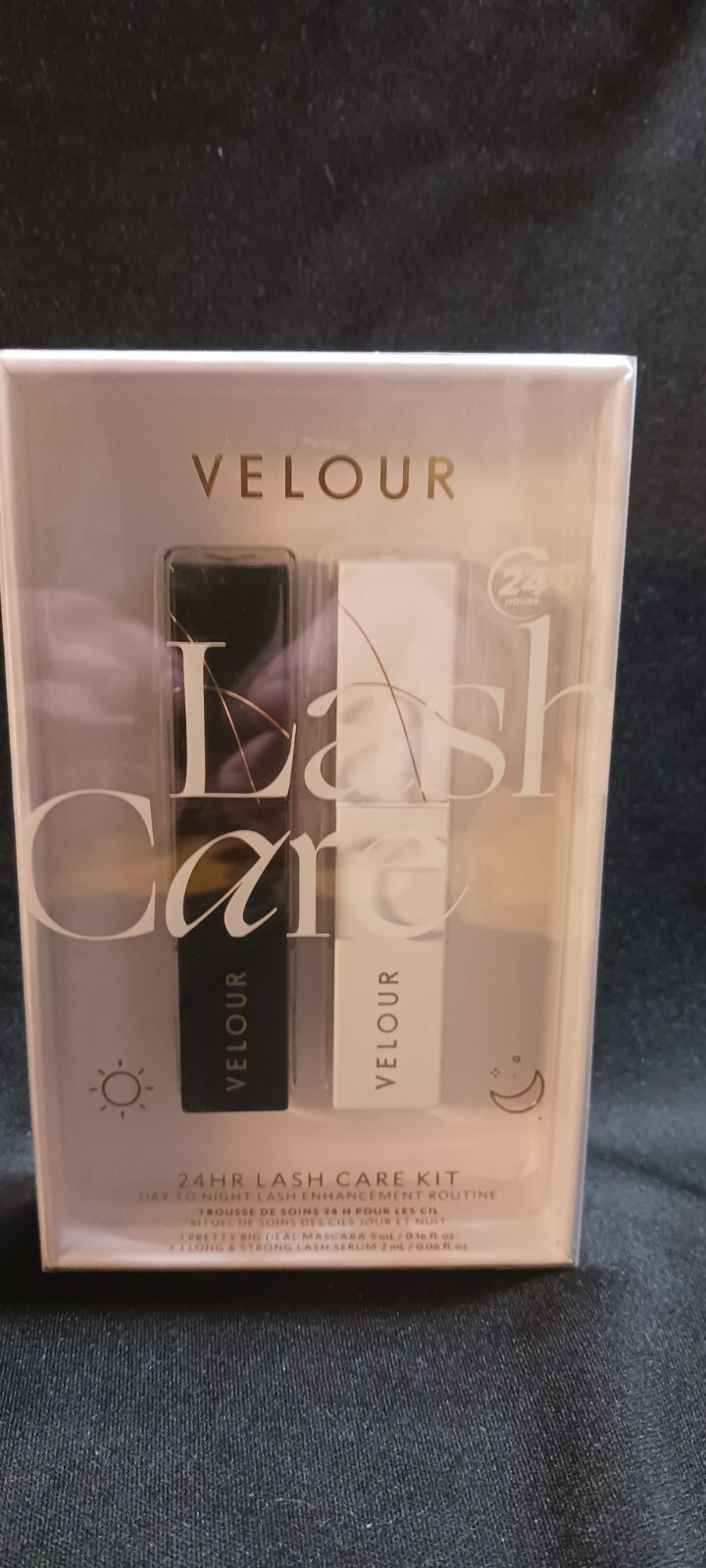 Velour 24HR Lash Care Kit Lash Long & Strong Serum + Pretty Big Deal Mascara NIB