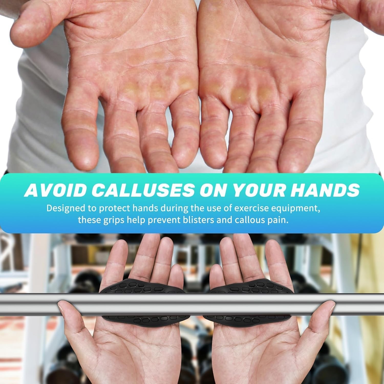 Quick Release Workout Grips: Ergonomically Designed for Heavy Lifting & Exercise