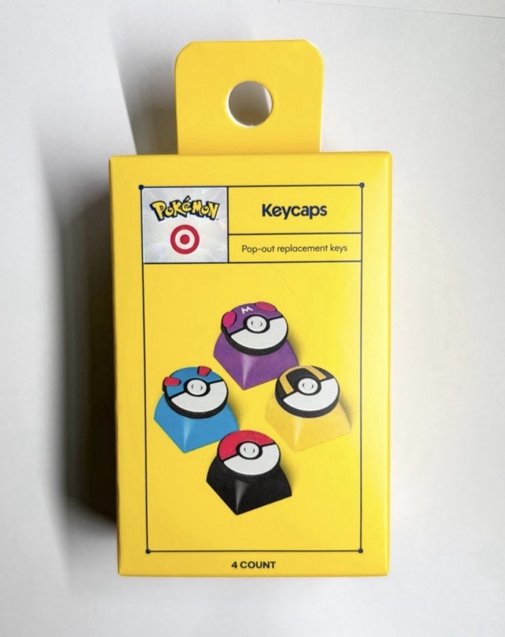 Pokemon X Target Keyboard Caps Keycaps