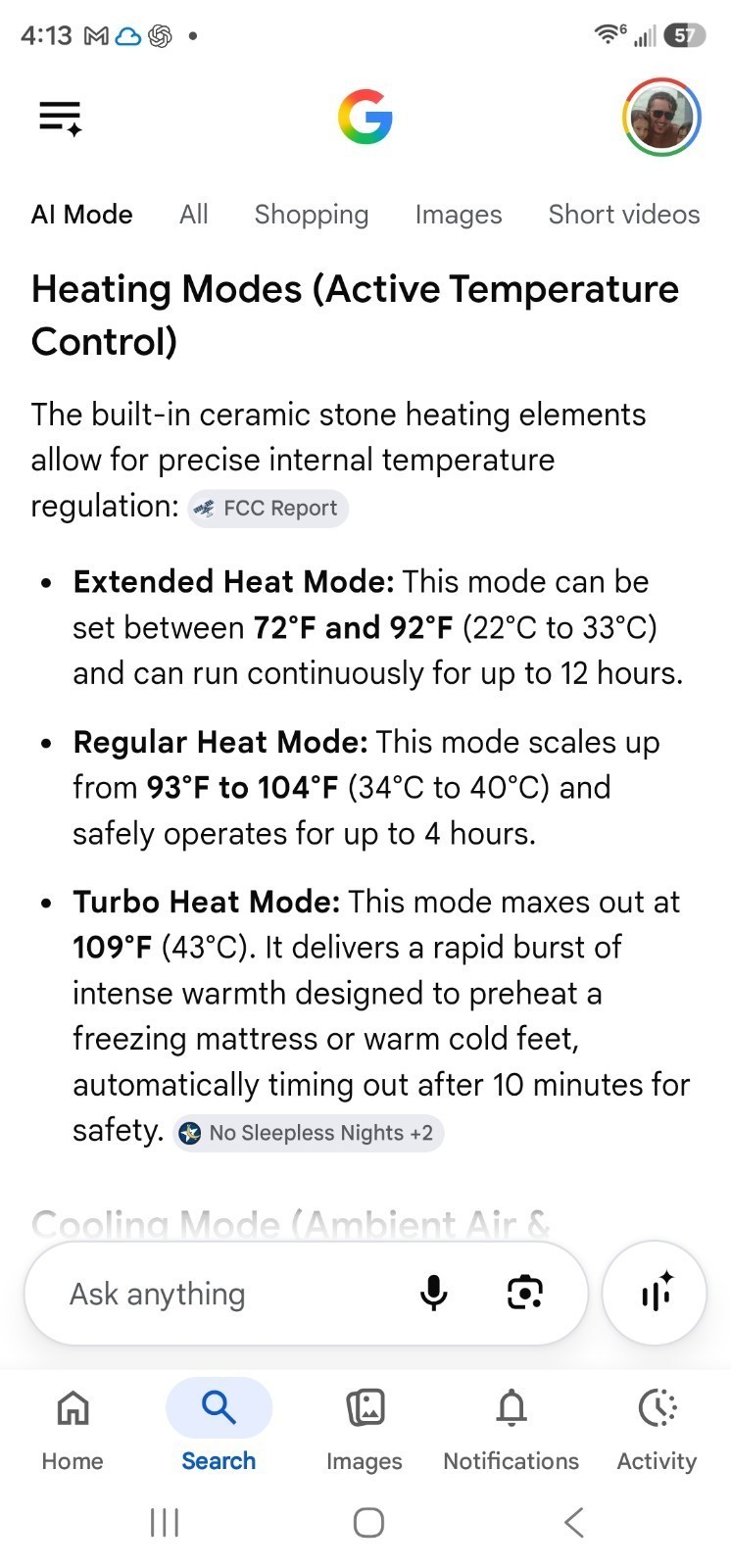 BedJet Forced Air Bed Climate Control System Bed Jet 6002NA-V2 It's a bed A/C!