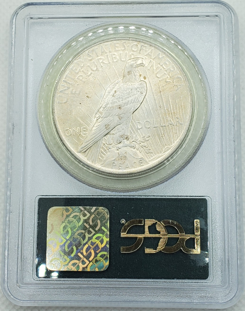 1923 Peace Silver Dollar PCGS MS64 OGH