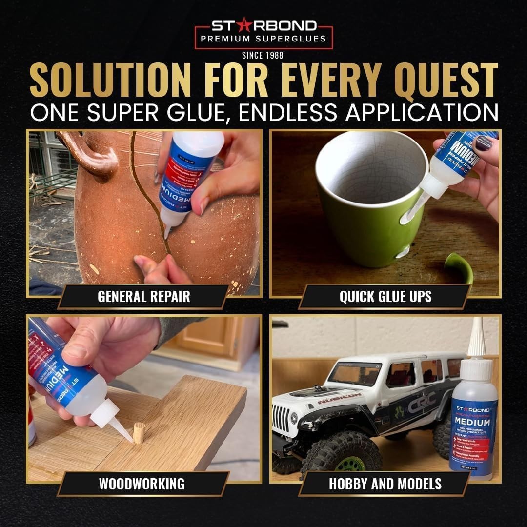 Cyanoacrylate Glue - Extra Cap & Microtips