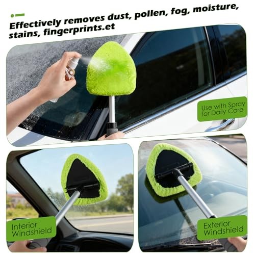8PCS Windshield Cleaner Tool, Car Windshield Cleaner Tool with Extendable