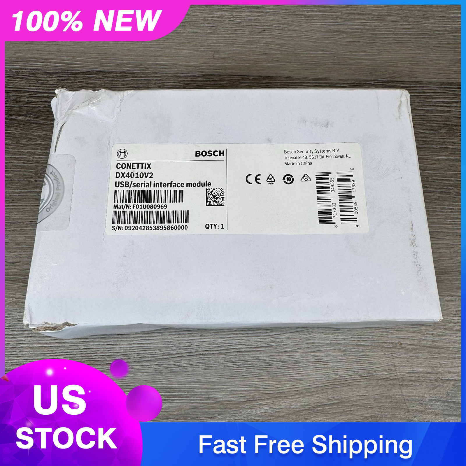 BOSCH DX4010V2  USB SERIAL Programming INTERFACE MODULE