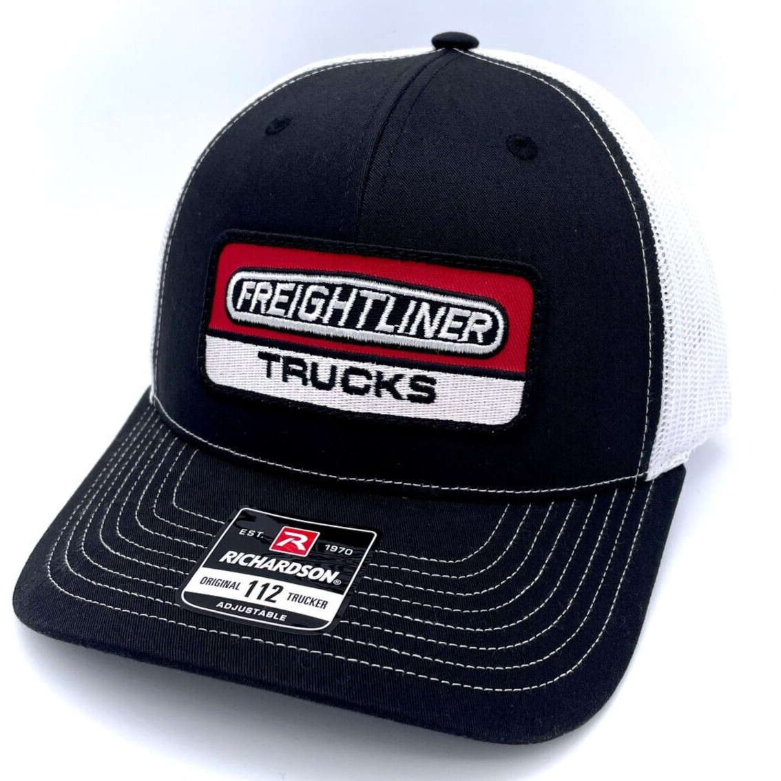 Freightliner Vintage Patch Hat - Richardson 112 Trucker Cap - Semi Trucks
