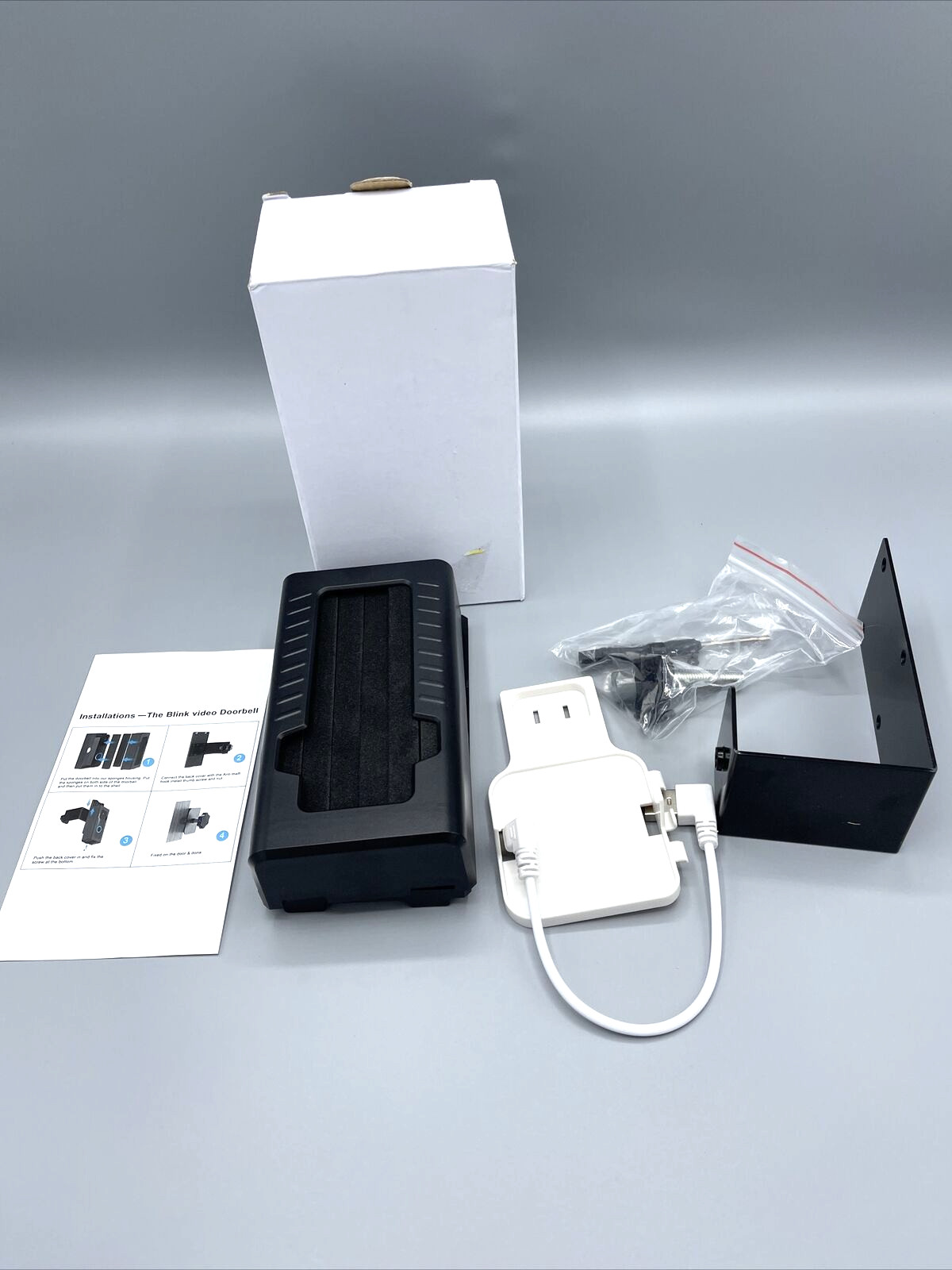 Anti-Theft Video Doorbell Mount For Blink or Ring Open box NEW