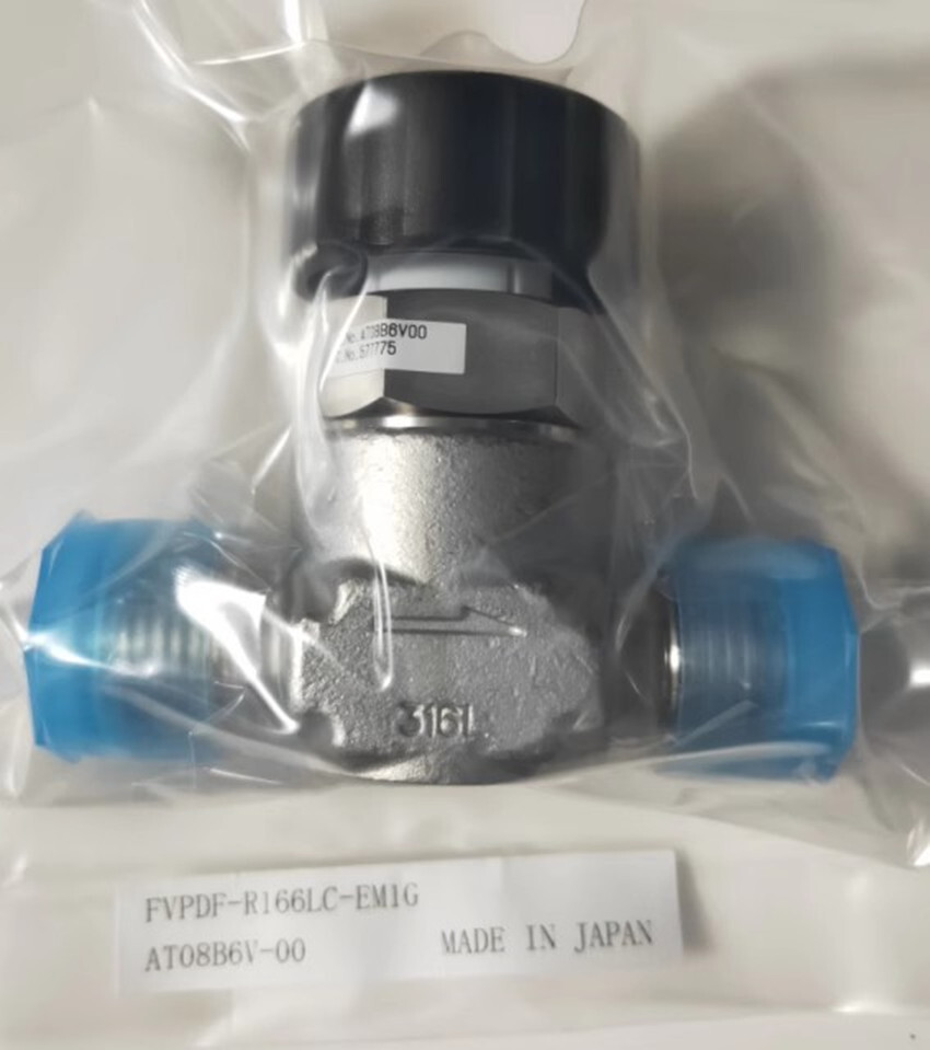 1pcs New FUJIKIN 1/2 MVCR Manual Low Pressure Diaphragm Valve FVPDF-R166LC-EM1G