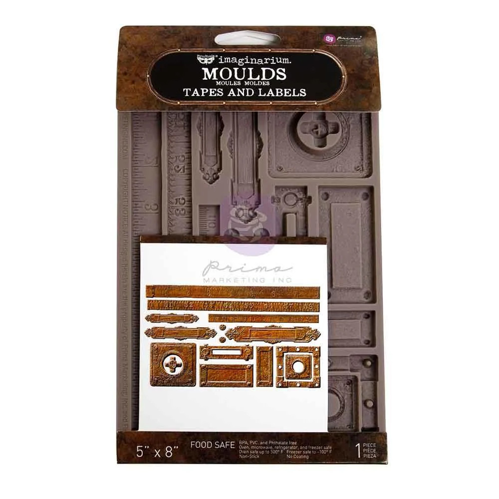 Prima Marketing - Finnabair Mould - Tapes & Labels, 951450
