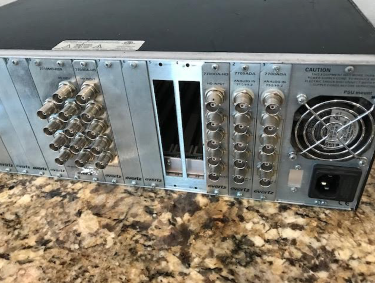 Evertz 7700FR-C Multiframe *NO CARDS*