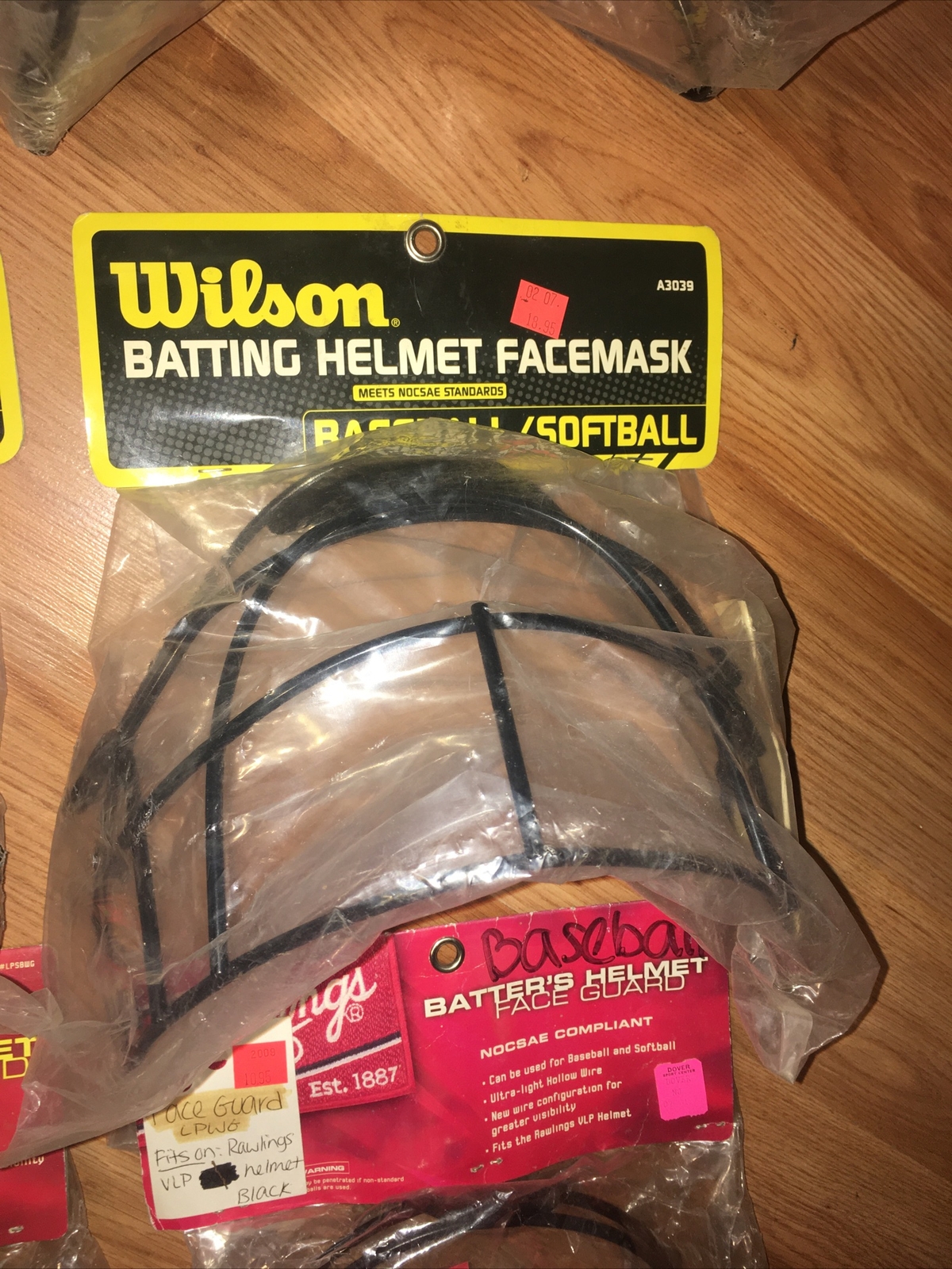NEW Wilson & Rawlings BATTING HELMET FACEMASKS: 6 Types Baseball/softball